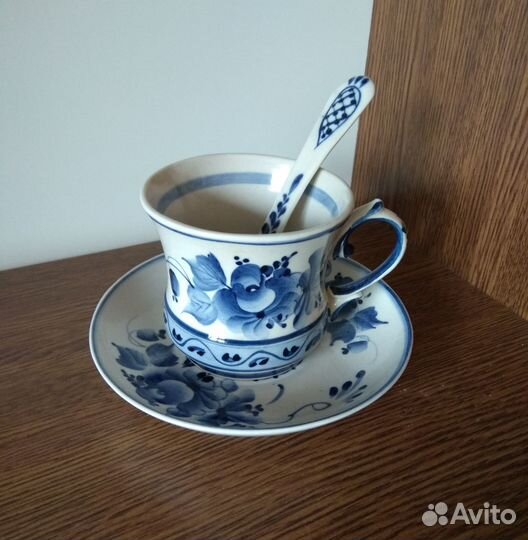 Гжель. Чайная пара