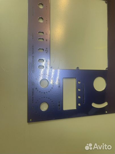 Панель магнитофона Олимп 005 алюминий