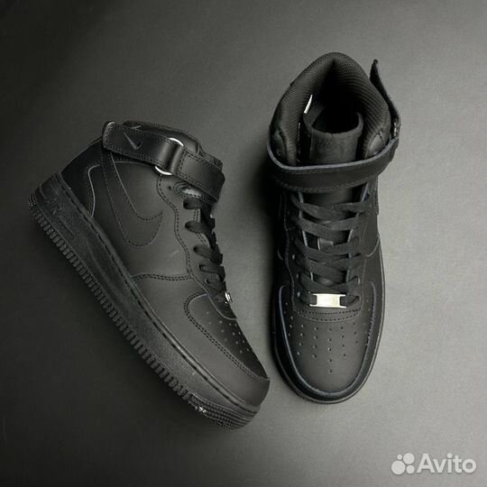 Кроссовки Nike Air Force 1'07 Mid Black