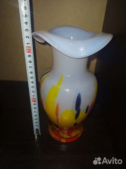 Ваза цветное стекло