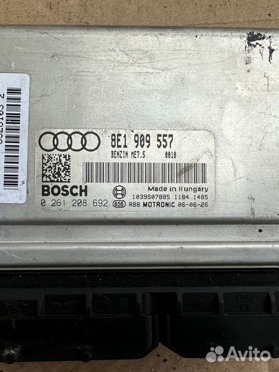 Эбу audi a4 b7 2,0