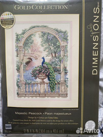 Набор для вышивания Dimensions Павлин