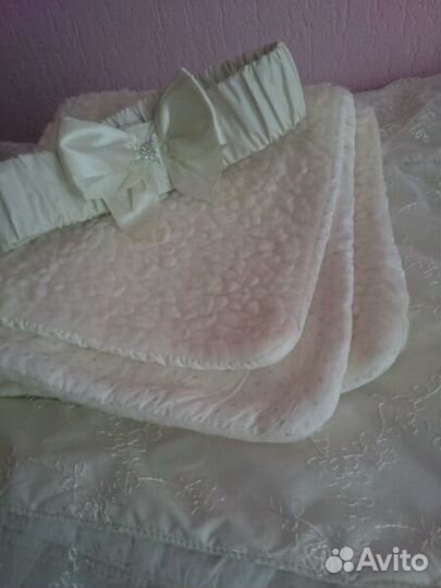 Зимний конверт-одеяло на выписку, теплый