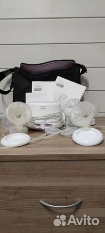 Двойной молокоотсос Philips avent электрический