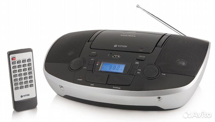 Магнитола (CD-MP3) vitek VT-3470 BK