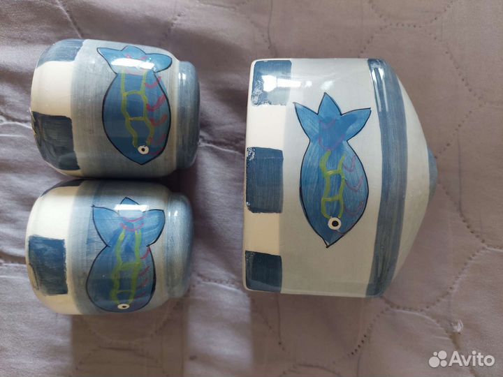 Набор салфетница, солянка, перечница