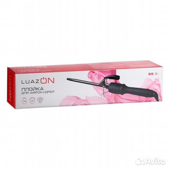 Плойка LuazON LW-23, 65 Вт, керамическое покрытие