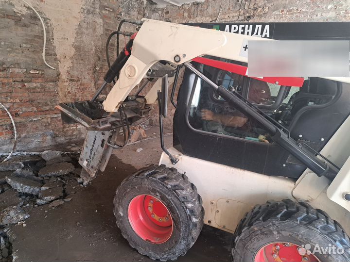 Аренда минипогрузчика с фрезой
