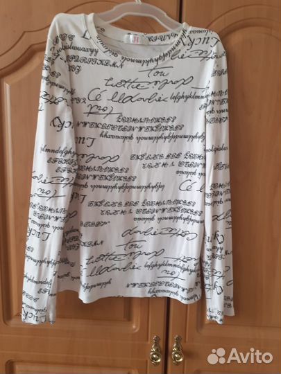 Блузка с текстом на 12 лет