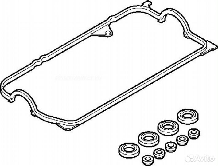 Elring 389.230 Комплект прокладок крышки клапанов