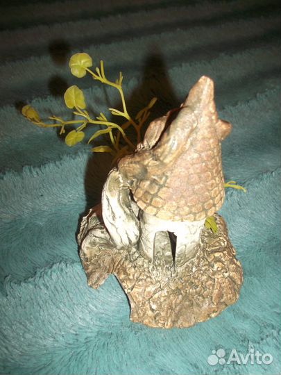 Грот с растениями для аквариума 2 вида