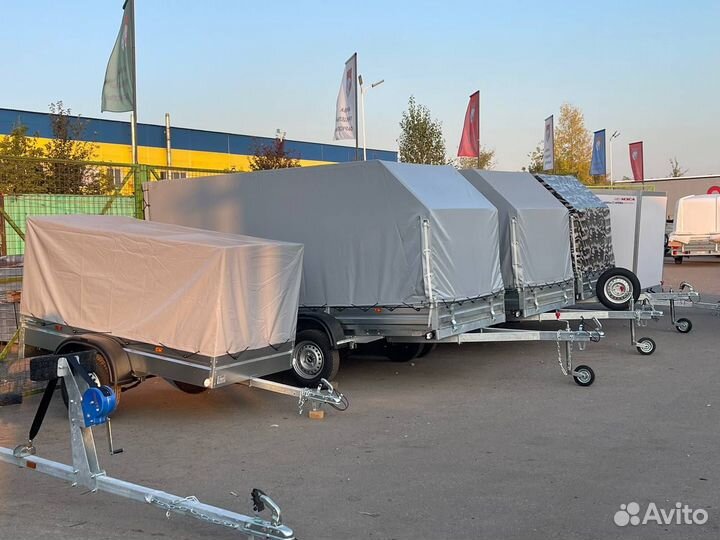 Прицепы заводские, оцинкованные, кузов от 2 до 4,5