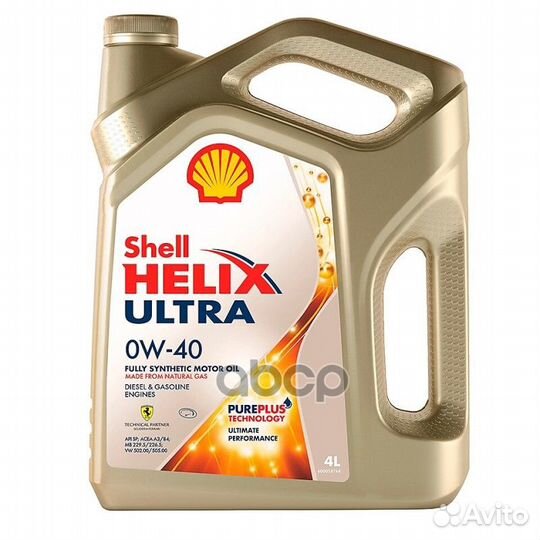 Масло моторное shell Helix Ultra 0W-40 4л. shel