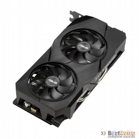 Видеокарта asus GeForce GTX 1660 super dual EVO 6G