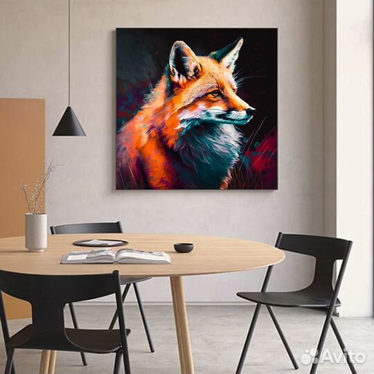 Большая картина маслом на холсте