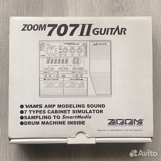 Гитарный процессор Zoom 707 II Guitar