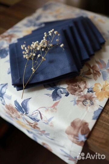 Салфетки сервировочные 6 штук + дорожка на стол