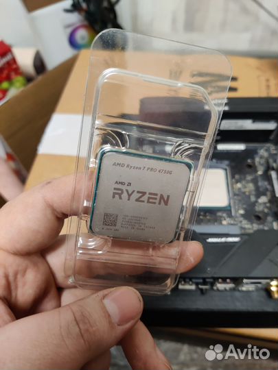 Процессор AMD Ryzen 7 4750g Pro