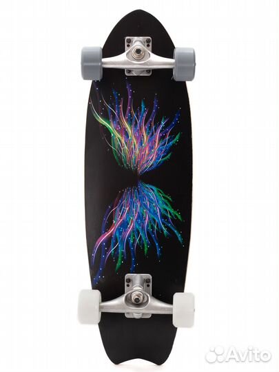 Лонгборд с деревянной декой, 75 см (Белый)