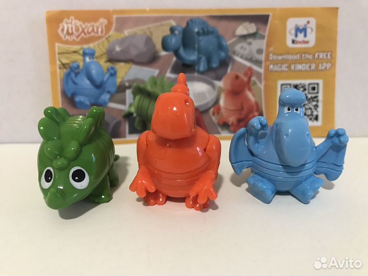 Единички из серий киндер-сюрприза Marvel и др