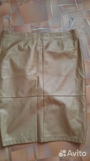 Кожаная юбка