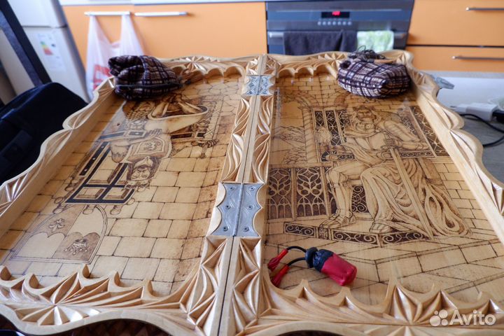 Нарды резные ручной работы