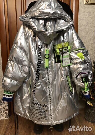 Пуховик Корея овесрайз