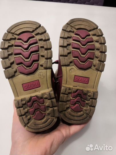 Ботинки зимние для девочки 26