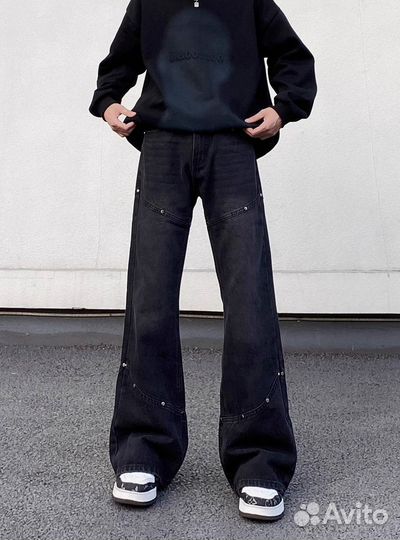 Джинсы Клеш Amiri Jaded Type