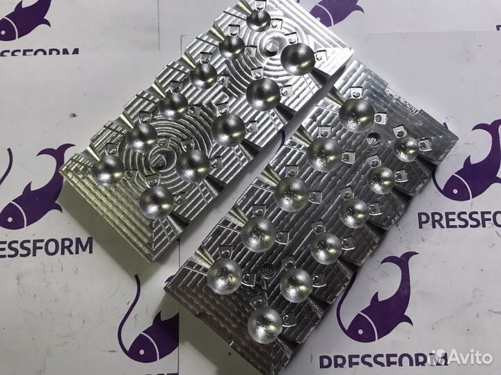 Форма чпу для литья грузил (Чебурашки неразборные)