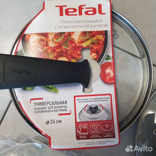 Крышка tefal для кастрюли для сковороды 26 24