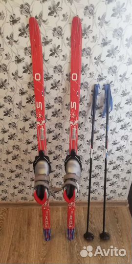 Лыжи беговые детские 130 с ботинками