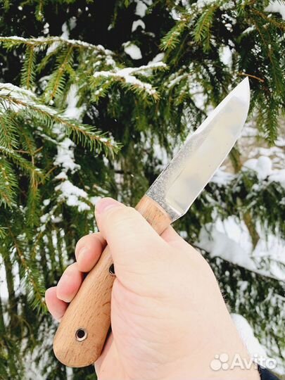 Нож Енот цельнометаллический