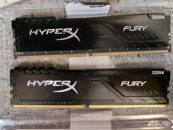 Оперативная память kingstone hyperx ddr4 32gb 2x16