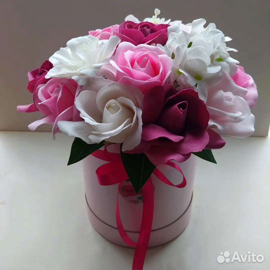 Букеты из мыльных роз.Цветы из мыла