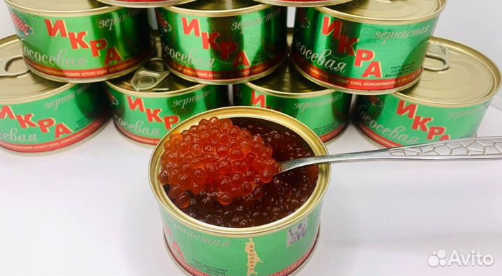 Красная икра на развес