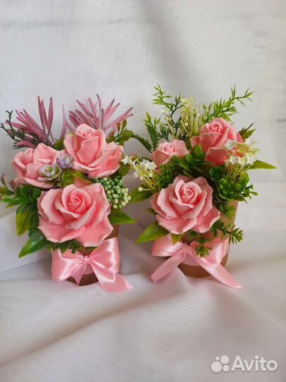 Букет из мыла ручной работы