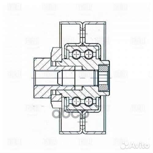 Ролик привод. ремня для а/м Renault Megane (95