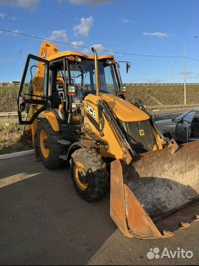 Аренда экскаватора погрузчика услуги трактора jcb