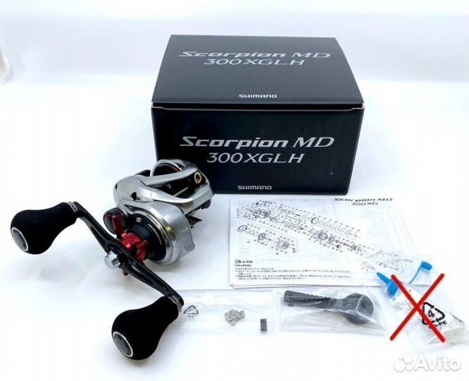 Катушка shimano 21 scorpion MD 300xglh right