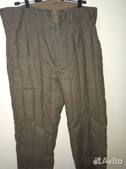 Штаны ватные СССР ркка шаровары ватные зимние