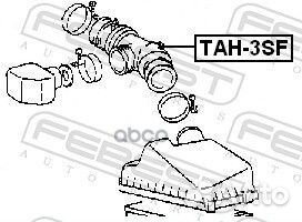 Патрубок фильтра воздушного TAH-3SF Febest