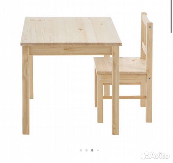 Стол и стул массив дерева