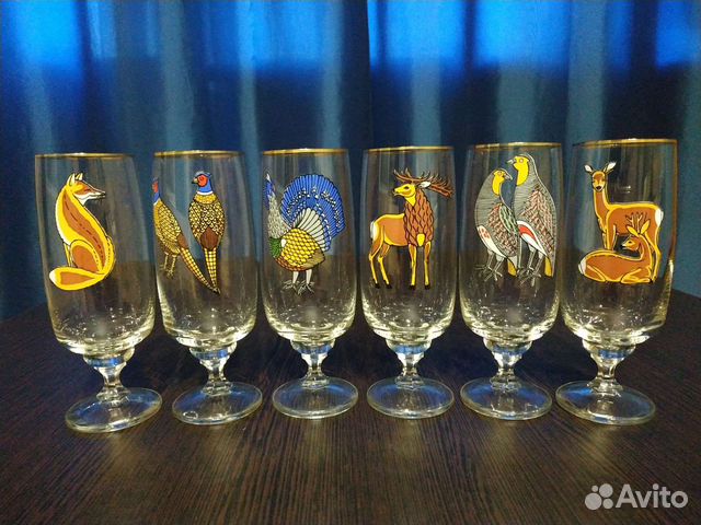Хрустальные бокалы Германия винтаж