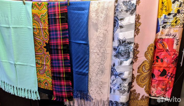 Палантины, платки, кашне