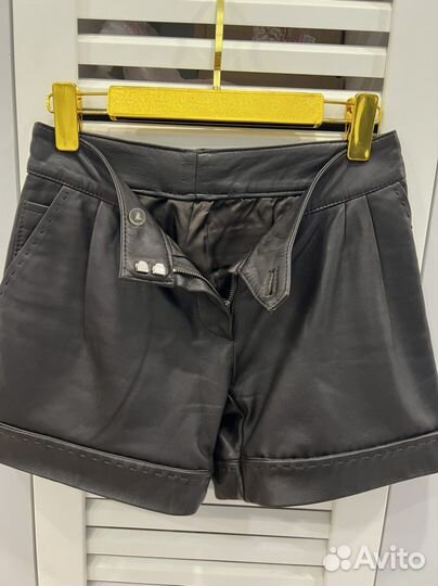 Шорты натуральная кожа