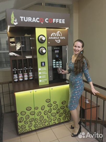 Кофейня самообслуживания под ключ / Готовый бизнес