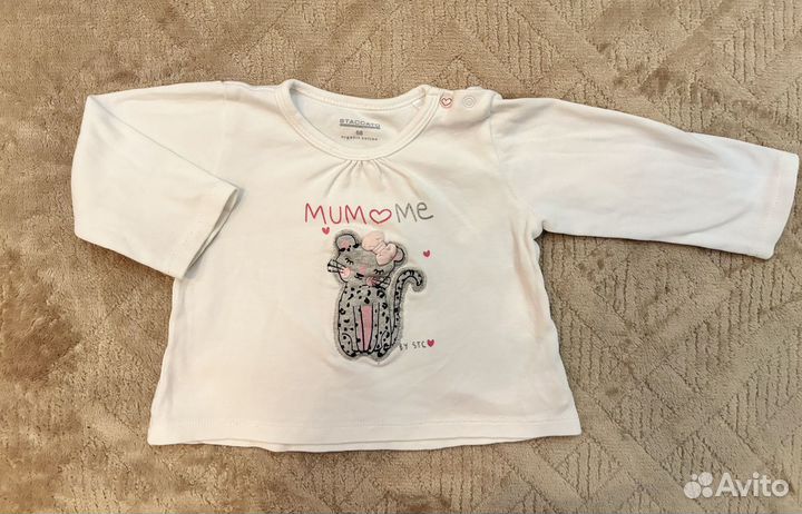 Вещи из Германии пакетом на девочку 68