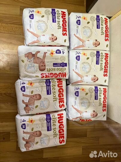 Подгузники трусики huggies elite soft 3,4,5,6