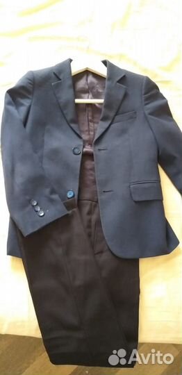 Школьный костюм для мальчика 134 синий